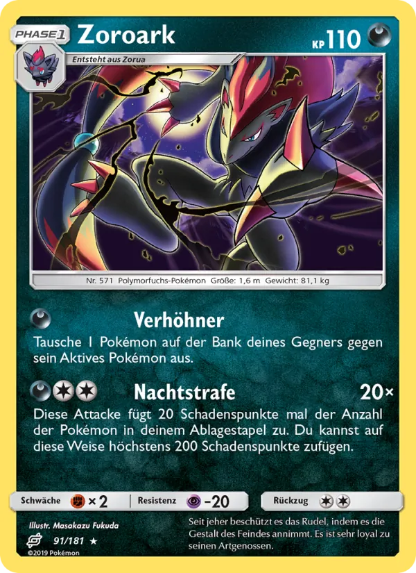 Zoroark (Teams Sind Trumpf #91/181)