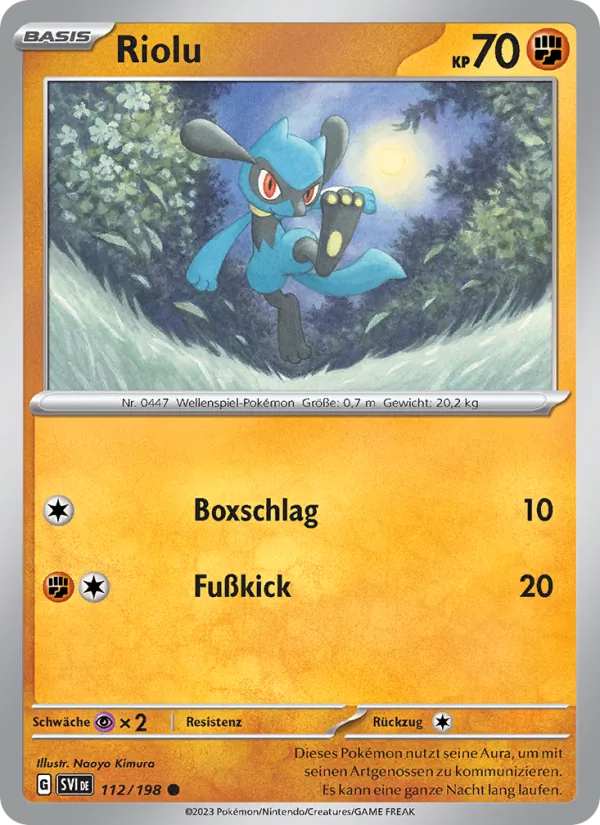 Riolu (Scarlet & Violet #112/198)