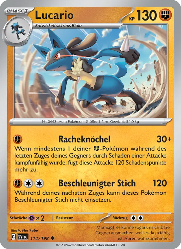 Lucario (Karmesin & Purpur #114/198)
