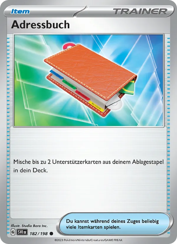 Adressbuch (Karmesin & Purpur #182/198)