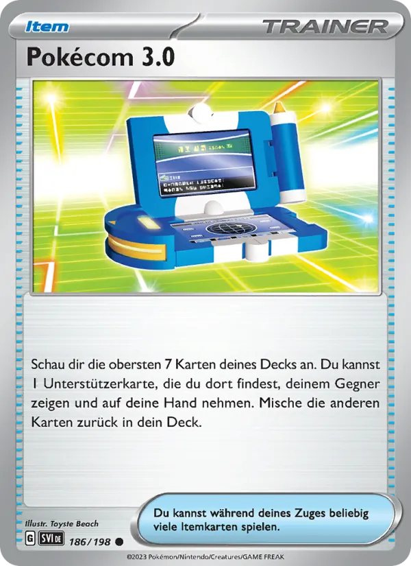 Pokécom 3.0 (Karmesin & Purpur #186/198)