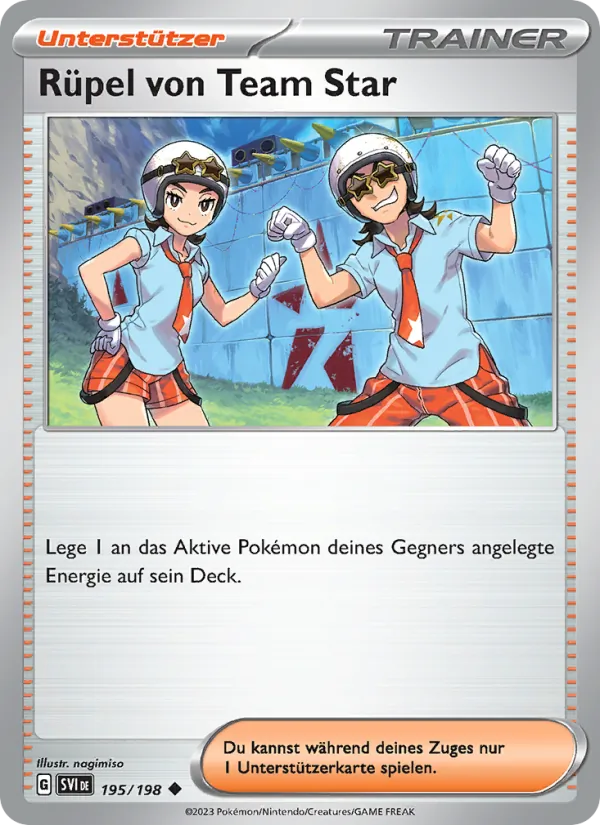 Rüpel von Team Star (Scarlet & Violet #195/198)