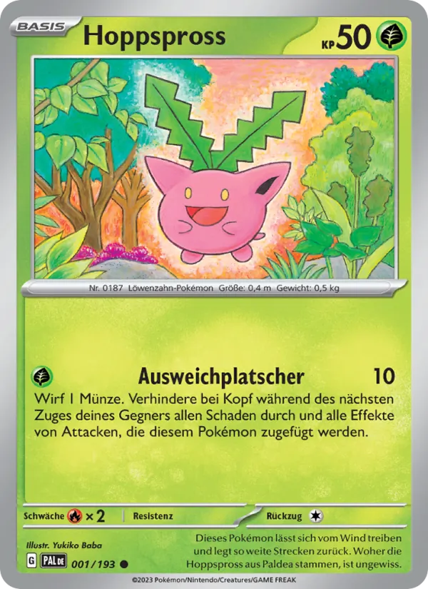 Hoppspross (Entwicklungen in Paldea #001/193)