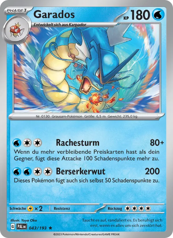 Garados (Entwicklungen in Paldea #043/193)