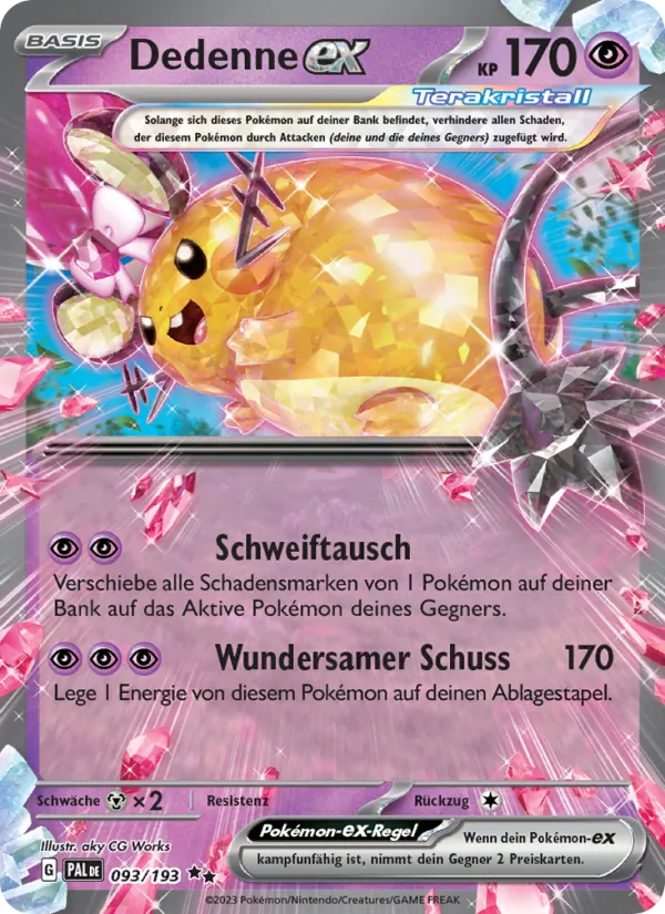 Dedenne-ex (Paldea Evolved #093/193)