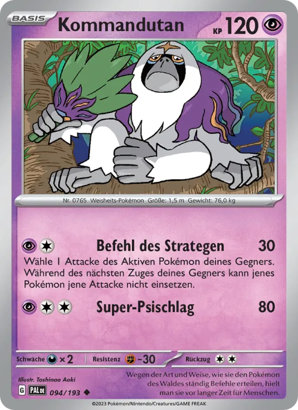 Kommandutan (Paldea Evolved #094/193)