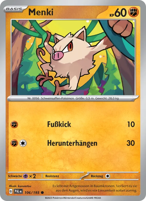 Menki (Entwicklungen in Paldea #106/193)
