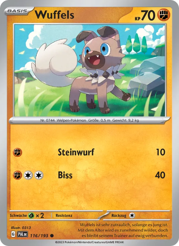 Wuffels (Paldea Evolved #116/193)