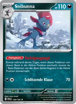 Snibunna (Entwicklungen in Paldea #134/193)