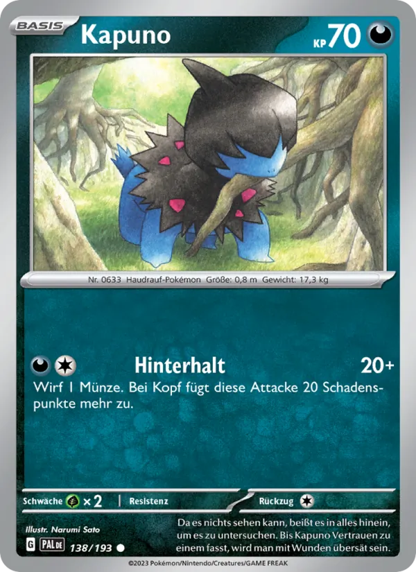 Kapuno (Paldea Evolved #138/193)
