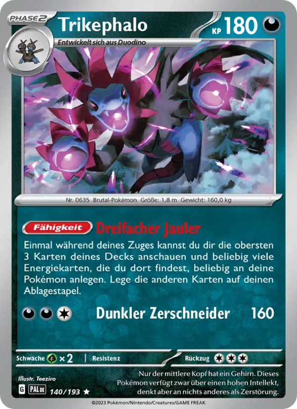 Trikephalo (Paldea Evolved #140/193)