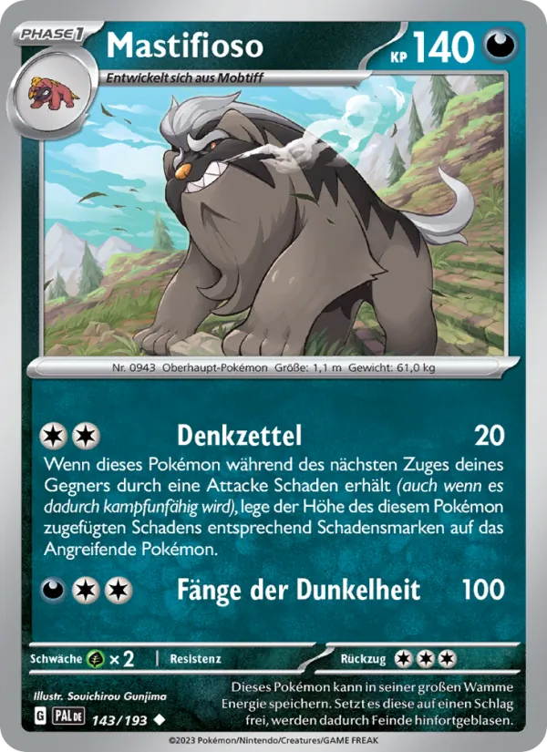 Mastifioso (Entwicklungen in Paldea #143/193)