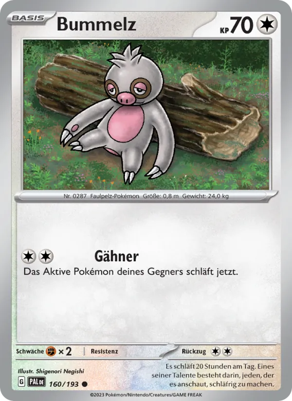 Bummelz (Paldea Evolved #160/193)
