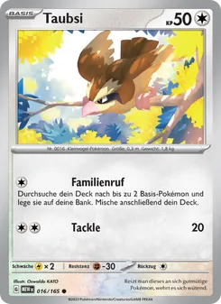 Taubsi (151 #016/165)