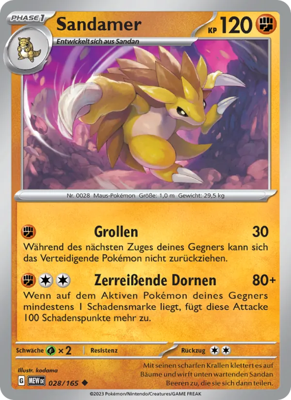 Sandamer (151 #028/165)