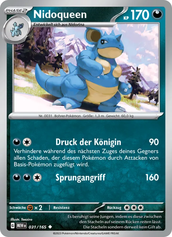Nidoqueen (151 #031/165)