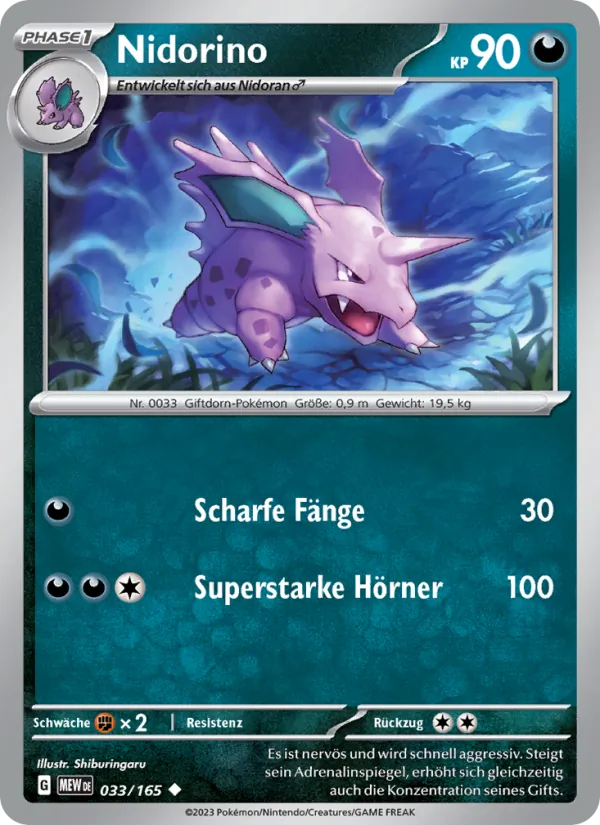 Nidorino (151 #033/165)