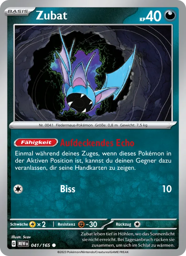 Zubat (151 #041/165)