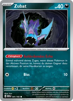 Zubat (151 #041/165)