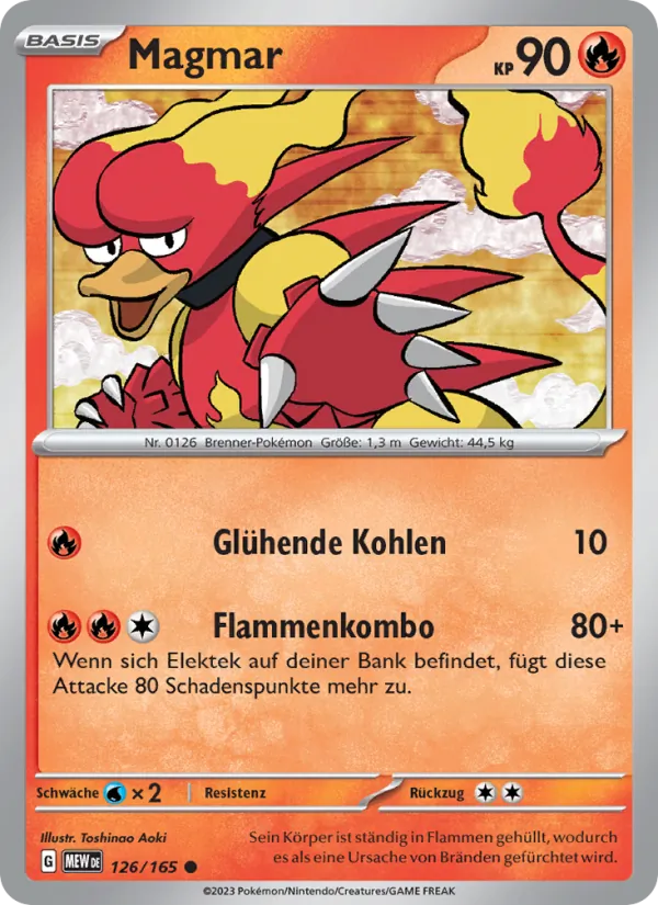 Magmar (151 #126/165)