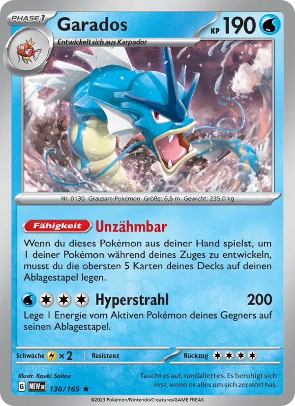 Garados (151 #130/165)
