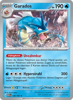 Garados (151 #130/165)