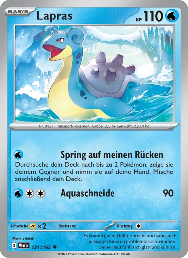 Lapras (151 #131/165)