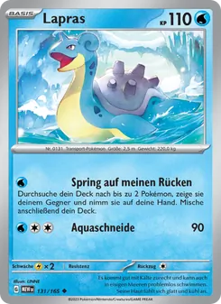 Lapras (151 #131/165)