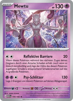 Mewtu (151 #150/165)