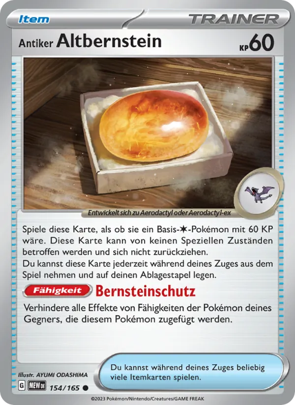 Antiker Altbernstein (151 #154/165)