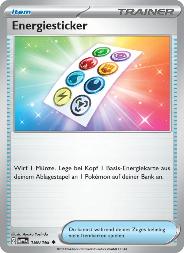 Energiesticker (151 #159/165)