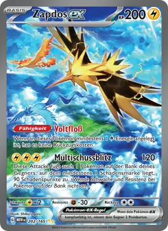 Zapdos-ex (151 #202/165)