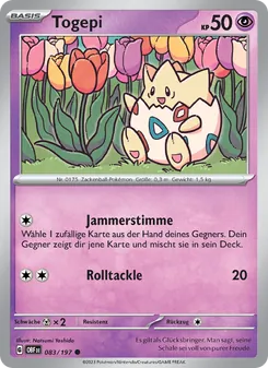 Togepi (Obsidian Flammen #083/197)