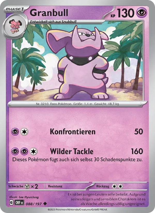 Granbull (Obsidian Flames #088/197)
