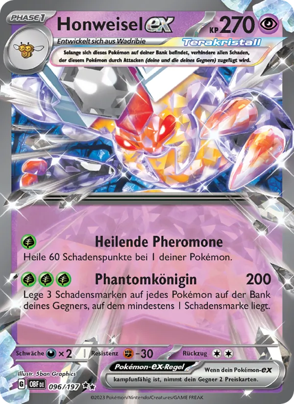Honweisel-ex (Obsidian Flammen #096/197)