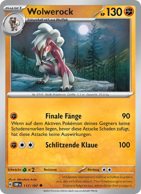 Wolwerock (Obsidian Flames #117/197)