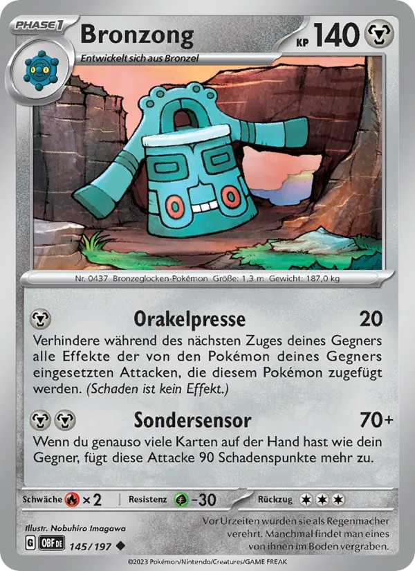 Bronzong (Obsidian Flammen #145/197)
