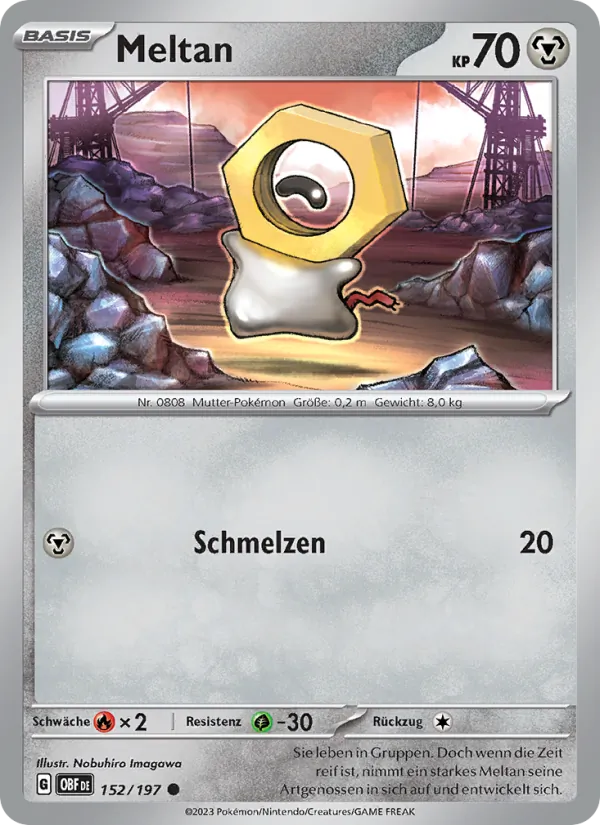 Meltan (Obsidian Flammen #152/197)