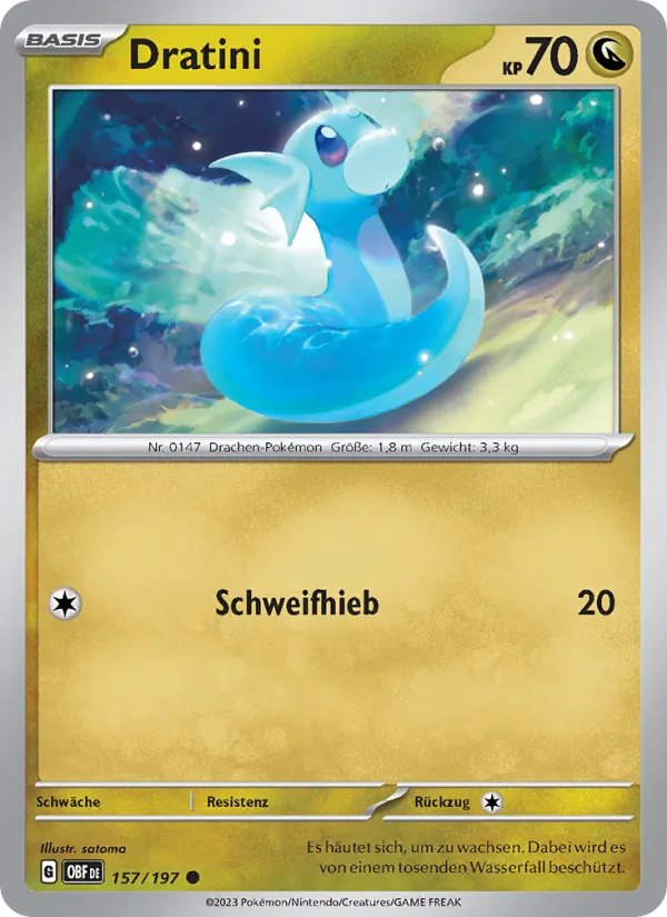 Dratini (Obsidian Flammen #157/197)