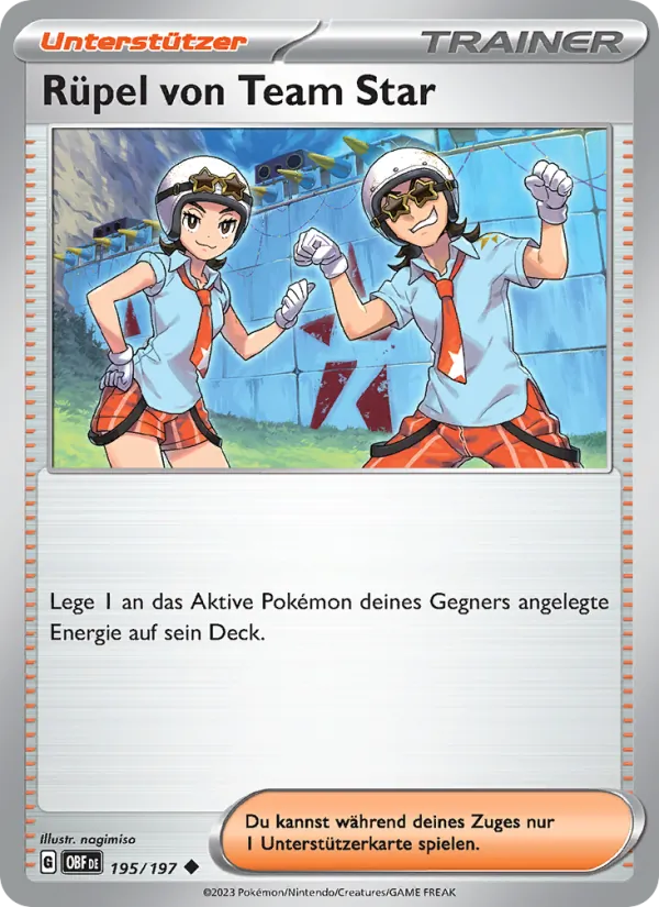 Rüpel von Team Star (Obsidian Flames #195/197)