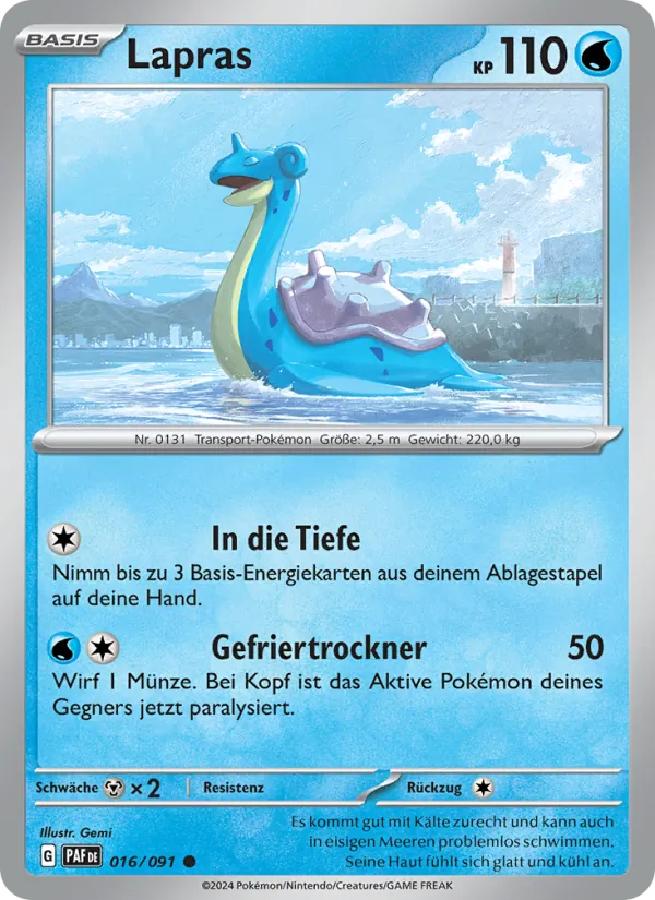 Lapras (Paldeas Schicksale #016/91)