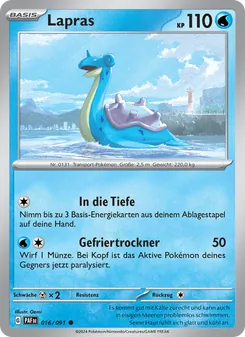 Lapras (Paldeas Schicksale #016/91)