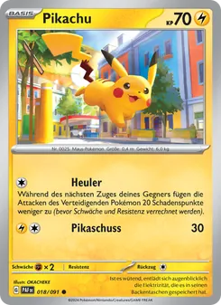 Pikachu (Paldeas Schicksale #018/91)