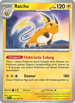 Raichu (Paldeas Schicksale #019/91)