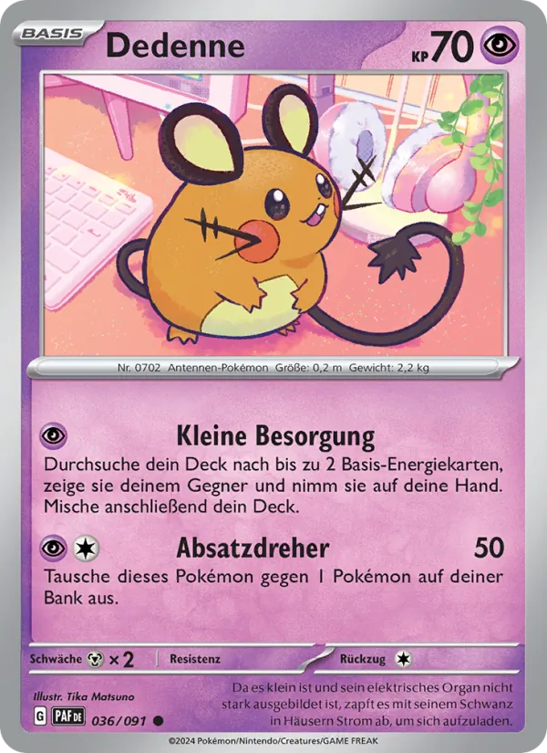 Dedenne (Paldeas Schicksale #036/91)