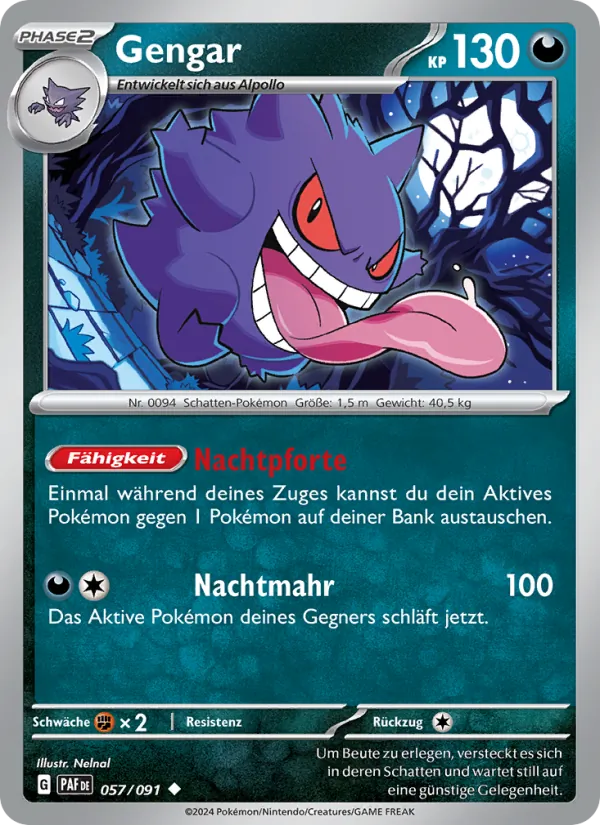 Gengar (Paldean Fates #057/91)