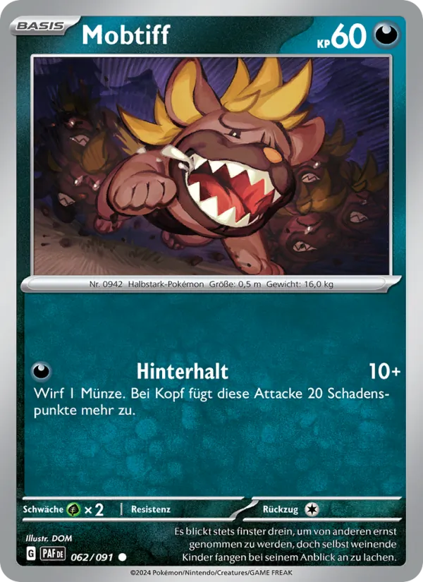 Mobtiff (Paldeas Schicksale #062/91)