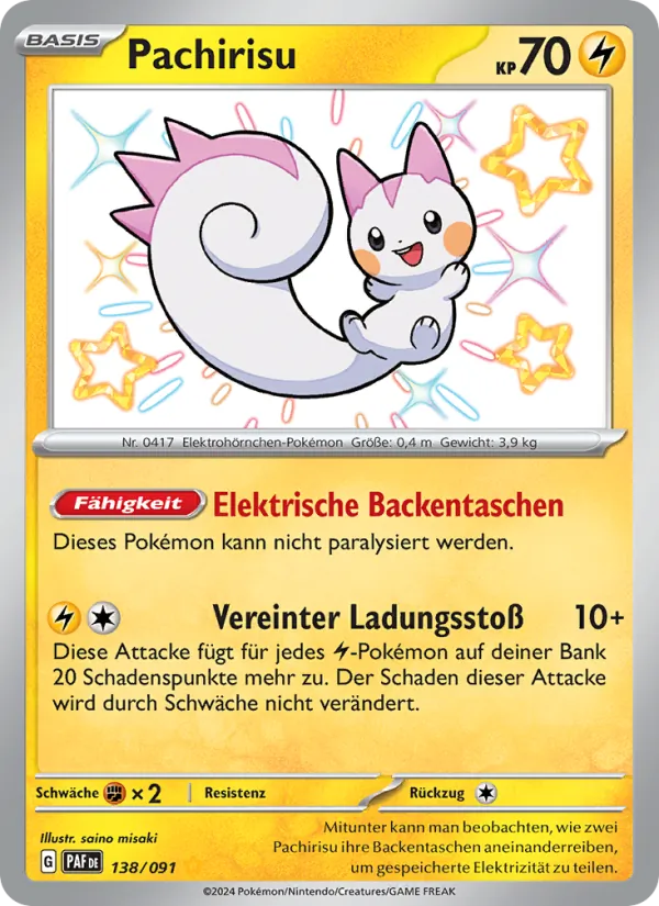 Pachirisu (Paldeas Schicksale #138/91)