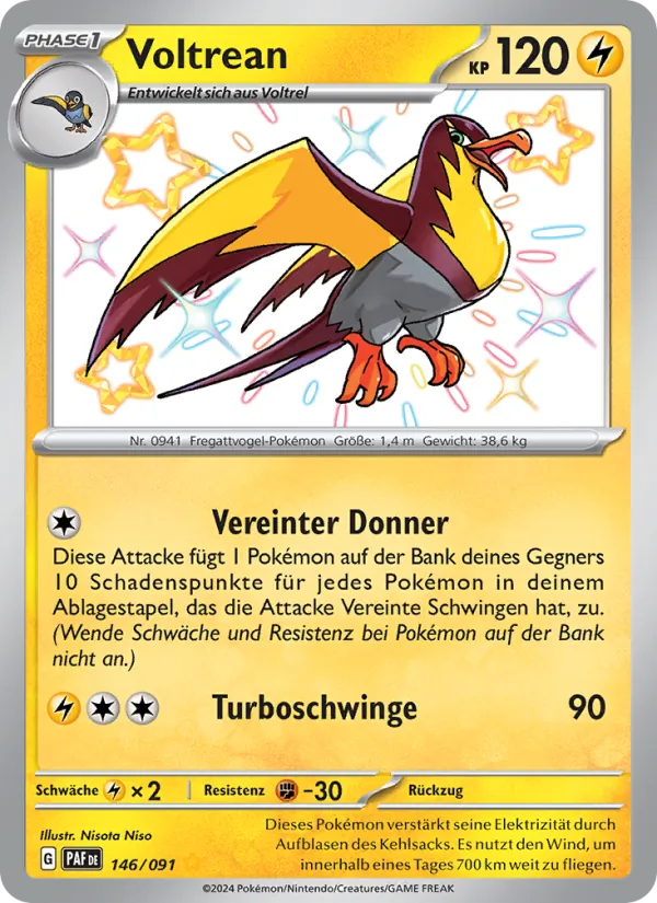 Voltrean (Paldean Fates #146/91)