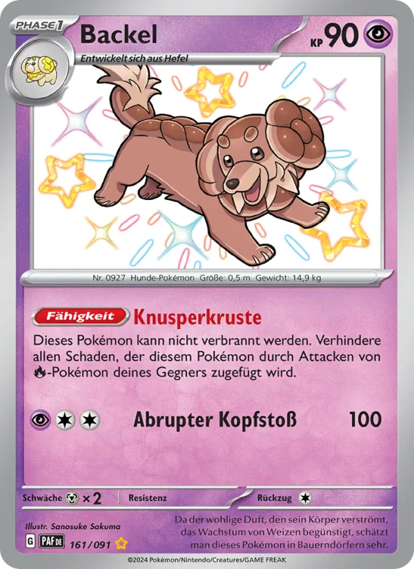 Backel (Paldeas Schicksale #161/91)